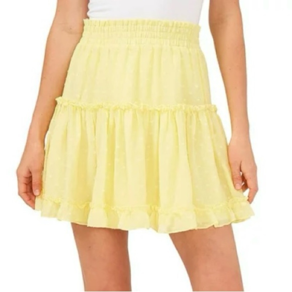 Riley & Rae Womens Smocked Short Mini Skirt NWT